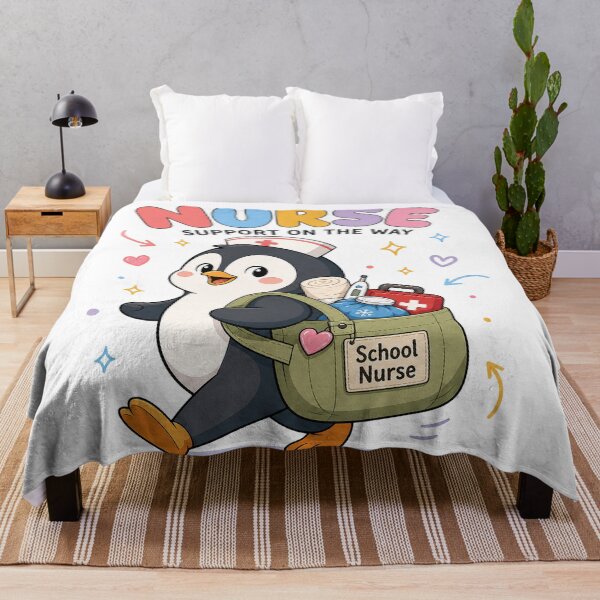 Item preview, School Nurse Penguin Support designed and sold by MOCH- ART.