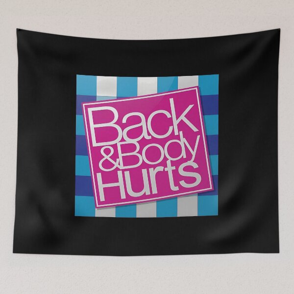 Item preview, Back & Body Hurts Sarcastics Ache Relief designed and sold by carololy.
