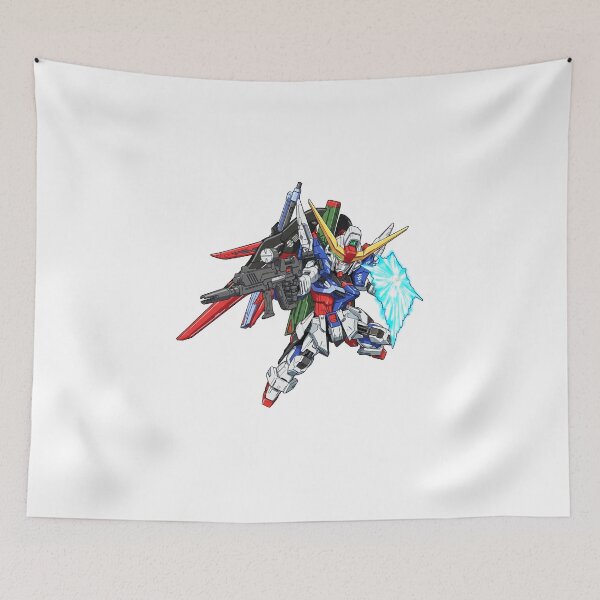 Item preview, 2d chibi mecha ZGMF X42S destiny SD Gundam seed defense pose vector gundam digital art  designed and sold by sabartgunpla.