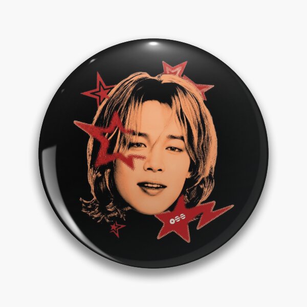 Item preview, Jimin BTS Red Stars Graphic Retro Streetwear designed and sold by FreddieMorgans.