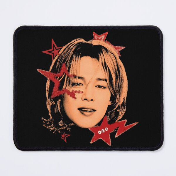 Item preview, Jimin BTS Red Stars Graphic Retro Streetwear designed and sold by FreddieMorgans.