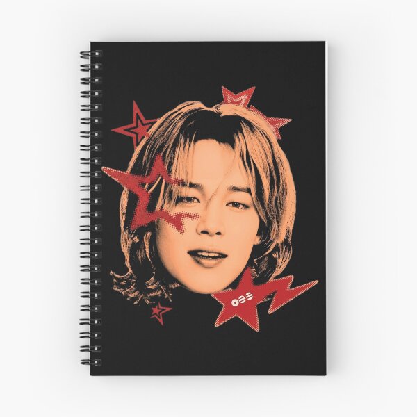 Item preview, Jimin BTS Red Stars Graphic Retro Streetwear designed and sold by FreddieMorgans.