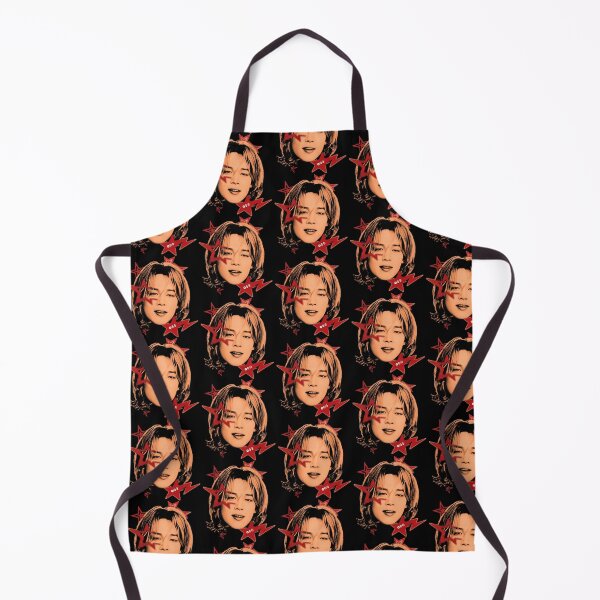Item preview, Jimin BTS Red Stars Graphic Retro Streetwear designed and sold by FreddieMorgans.