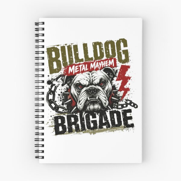 Item preview, Bulldog Metal Mayhem Brigade Dog Lover Metalhead Rocker Pet Owner designed and sold by Star3NowForMe.