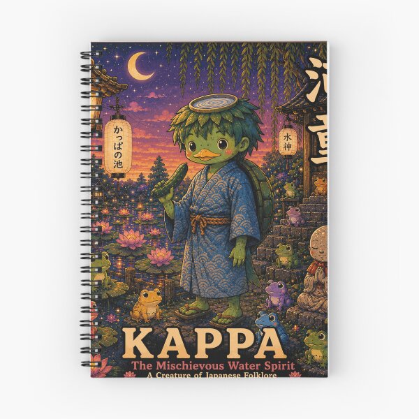 Item preview, Kappa - Spooky Cozy Japanese Folklore designed and sold by Handcan.