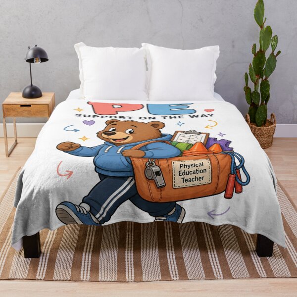 Item preview, PE Teacher Bear Support designed and sold by MOCH- ART.