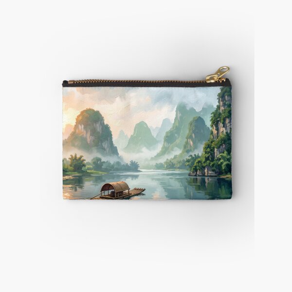 Item preview, Li River Guilin Karst Mountains designed and sold by RedPeaStudio.