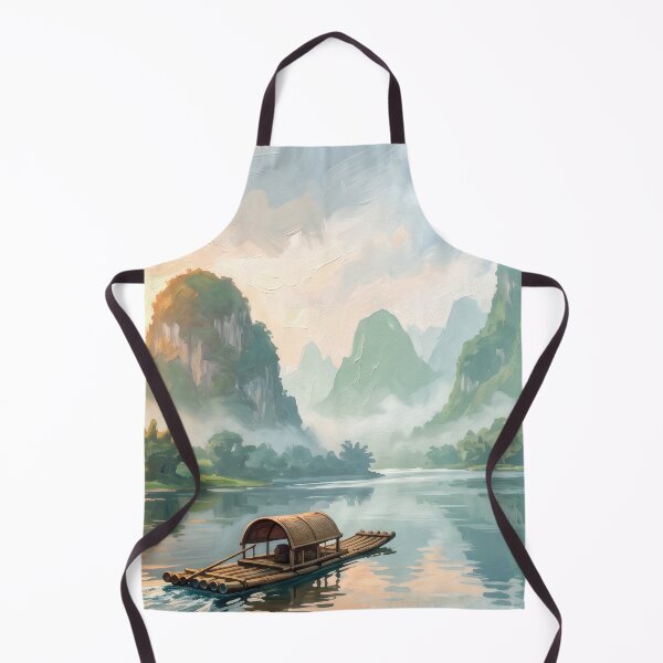 Item preview, Li River Guilin Karst Mountains designed and sold by RedPeaStudio.