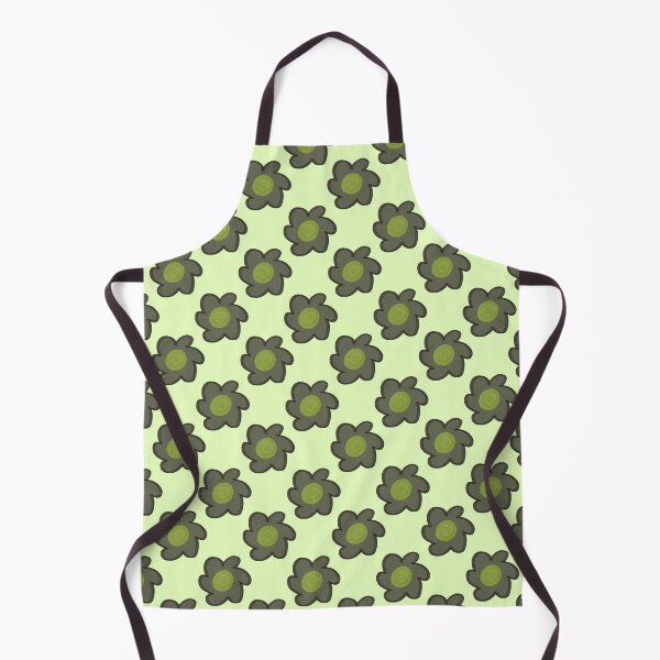 Item preview, Retro Sage Green Flower Pattern - 70s Y2K Floral Aesthetic designed and sold by CaramelCo.