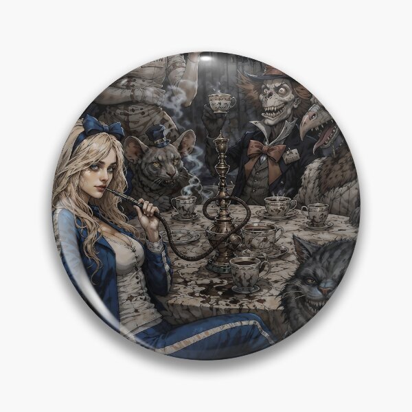 Item preview, Alice Haunted Tea Party designed and sold by AliceWhiteDF.