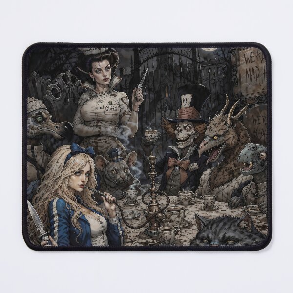 Item preview, Alice Haunted Tea Party designed and sold by AliceWhiteDF.