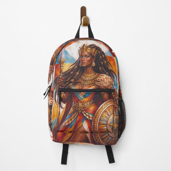 Item preview, A painting of African warrior Queen Ahosi designed and sold by GalleryKauffeld.