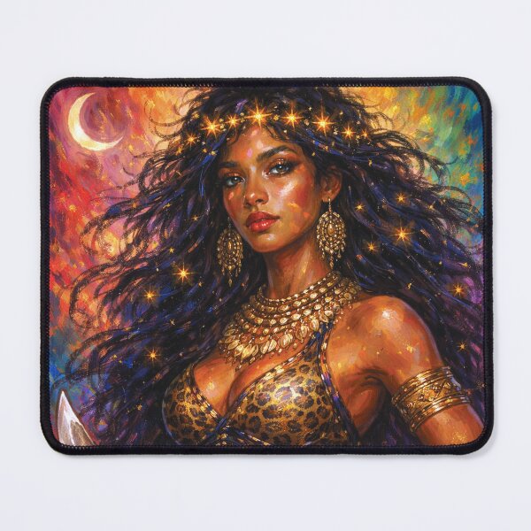 Item preview, A painting of African warrior Queen Ahosi designed and sold by GalleryKauffeld.