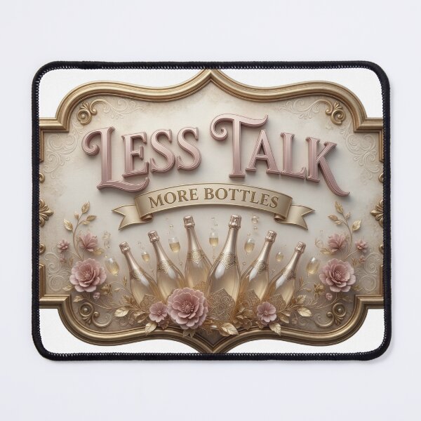 Item preview, Dynamic Colorful LESS TALK MORE BOTTLES designed and sold by dazzlemakers.