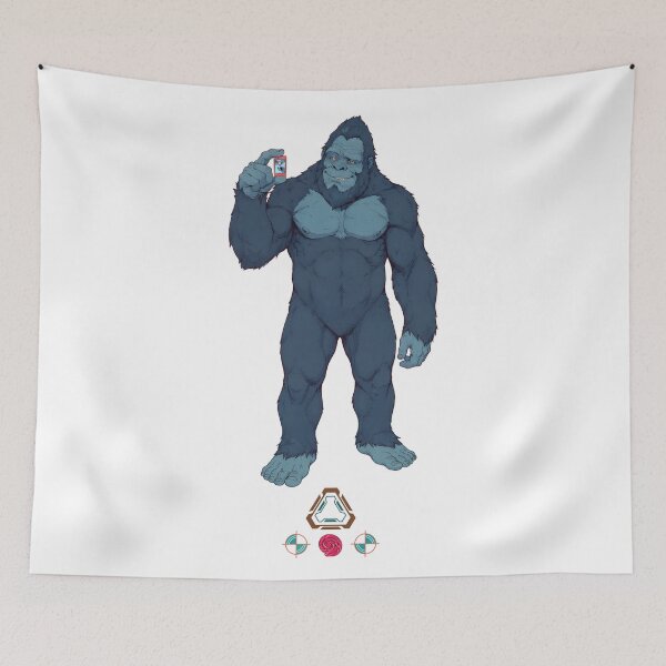 Item preview, Bigfoot Holding a Tiny Phone - Funny Sasquatch Cryptid Selfie T-Shirt designed and sold by Whimsy Trail Co.