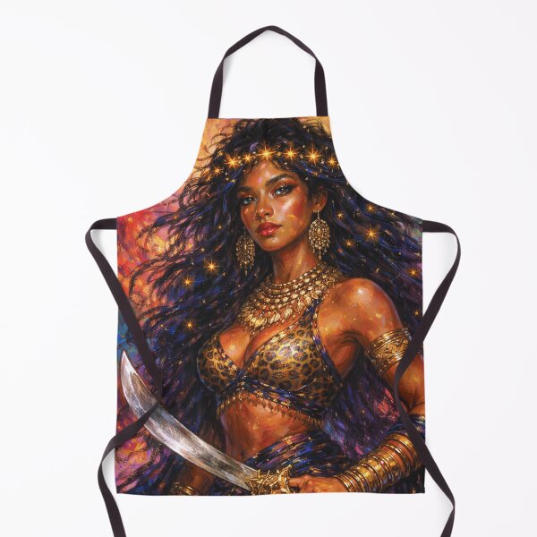 Item preview, A painting of African warrior Queen Ahosi designed and sold by GalleryKauffeld.