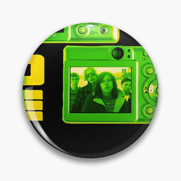 Item preview, Two Green Yellow Camera Noise Pop designed and sold by PrismePalette.
