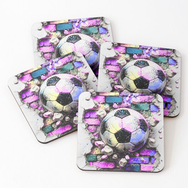 Item preview, Graffiti Soccer Ball – Neon Street Football Urban Art designed and sold by PetruArtDesigns.