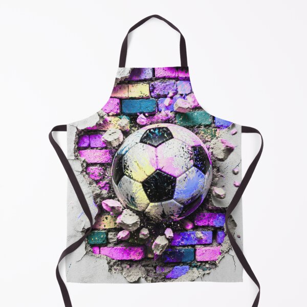 Item preview, Graffiti Soccer Ball – Neon Street Football Urban Art designed and sold by PetruArtDesigns.