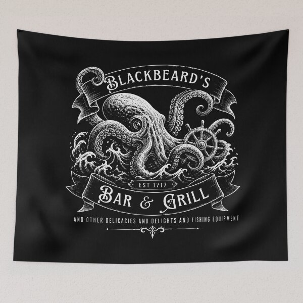 Item preview, Blackbeard's Bar And Grill Classic Retro designed and sold by BettaSanzones.