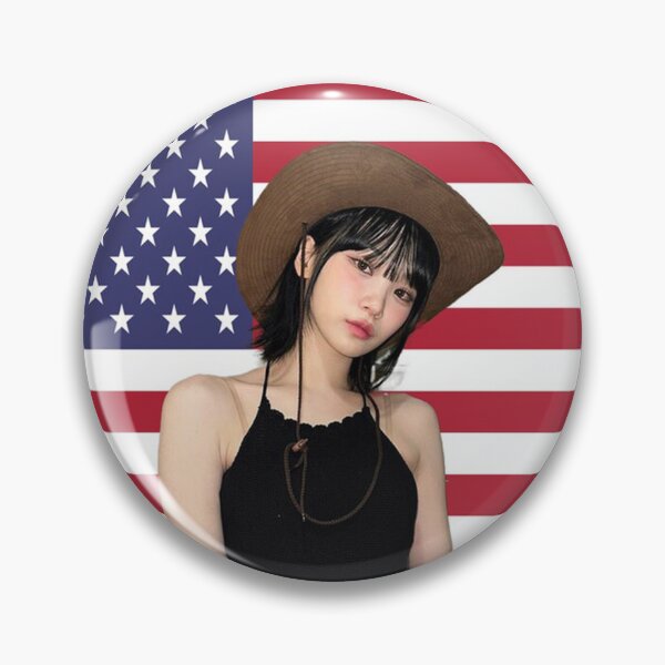 Item preview, Chaewon American Flag designed and sold by Foxintheloart.
