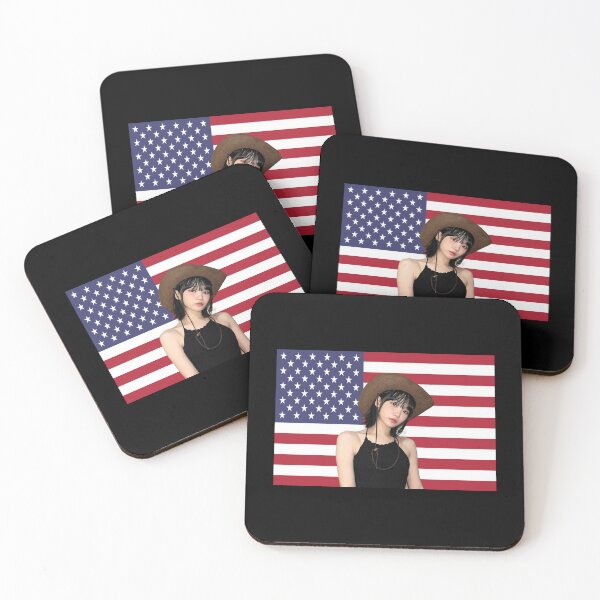 Item preview, Chaewon American Flag designed and sold by Foxintheloart.