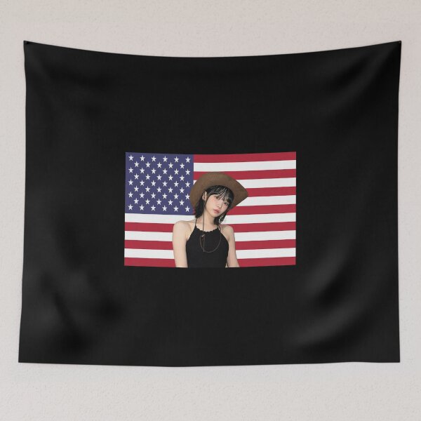 Item preview, Chaewon American Flag designed and sold by Foxintheloart.