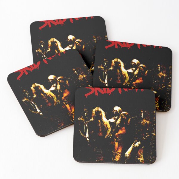 Item preview, Dark Red Typography Glam Metal designed and sold by PrismePalette.