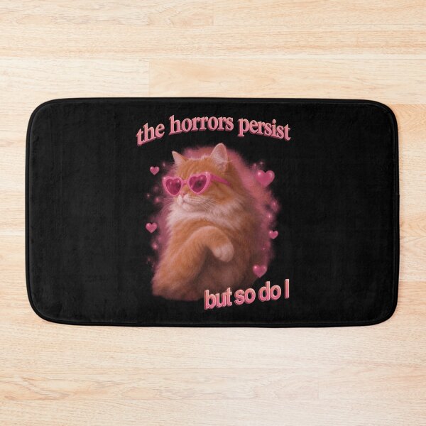 Item preview, The Horrors Persist But So Do I Hamster Cozy Art designed and sold by BettaSanzones.