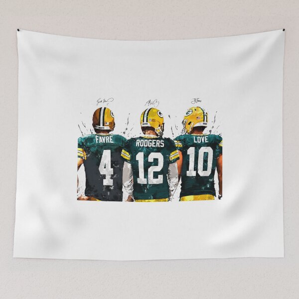 Artikelvorschau, Green Bay Quarterback Legacy Trio entworfen und verkauft von JamesBeck53255.