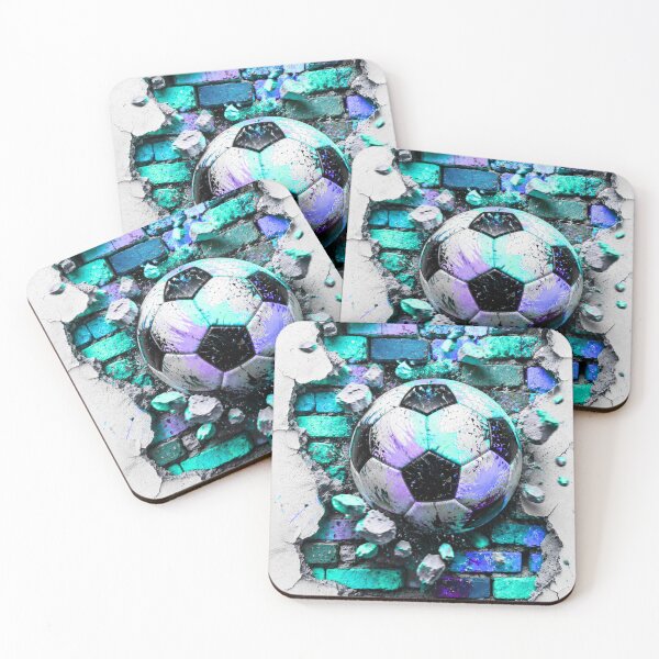 Item preview, Graffiti Soccer Ball – Neon Street Football Urban Art designed and sold by PetruArtDesigns.