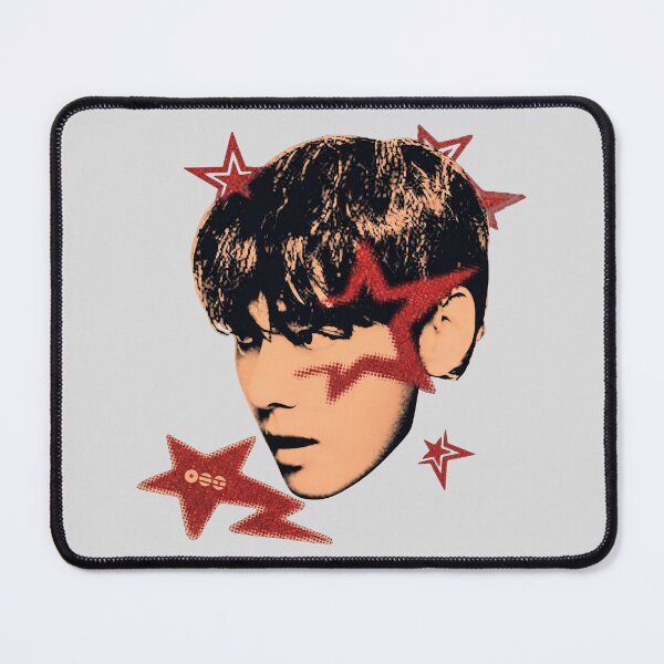 Item preview, V Kim Taehyung BTS Style Red Stars designed and sold by FreddieMorgans.