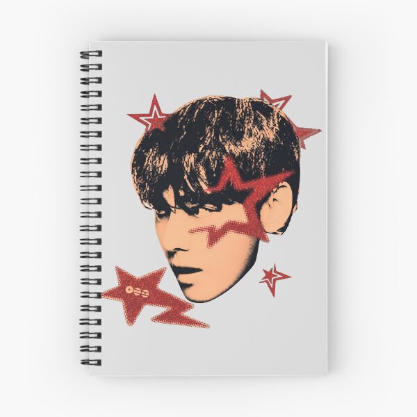 Item preview, V Kim Taehyung BTS  Style Red Stars designed and sold by FreddieMorgans.