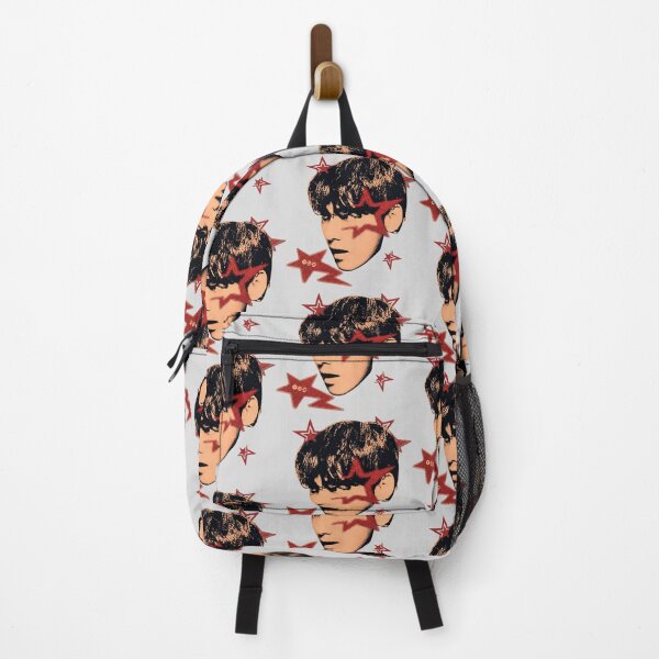 Item preview, V Kim Taehyung BTS  Style Red Stars designed and sold by FreddieMorgans.