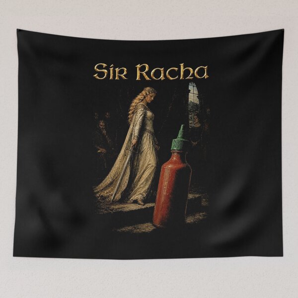 Item preview, Sir Racha Sriracha Sauce Vintage Classic designed and sold by BettaSanzones.