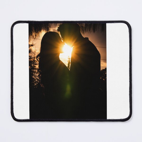 Item preview, Romantic Sunset Couple Silhouette – Golden Light of Love designed and sold by StyleForge Apparel.