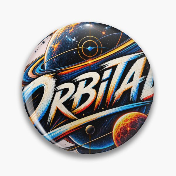 Item preview, Orbital – Cosmic Space Geometric Graphic designed and sold by VasiArtLab.