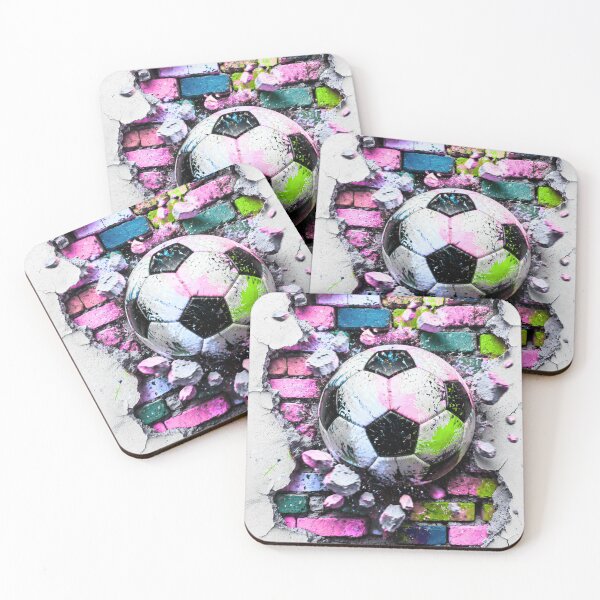 Item preview, Graffiti Soccer Ball – Neon Street Football Urban Art designed and sold by PetruArtDesigns.