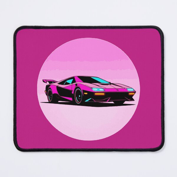 Item preview, Neon Supercar — Synthwave Ride designed and sold by KungPowUnicorn.