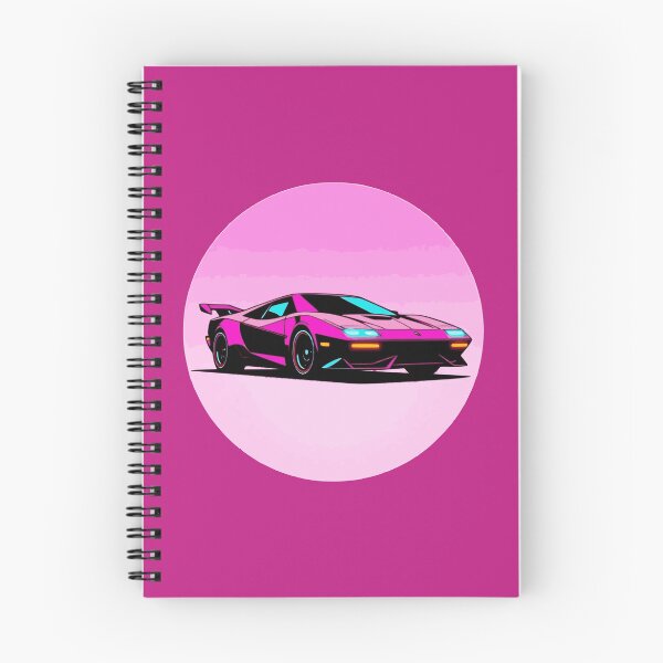 Item preview, Neon Supercar — Synthwave Ride designed and sold by KungPowUnicorn.