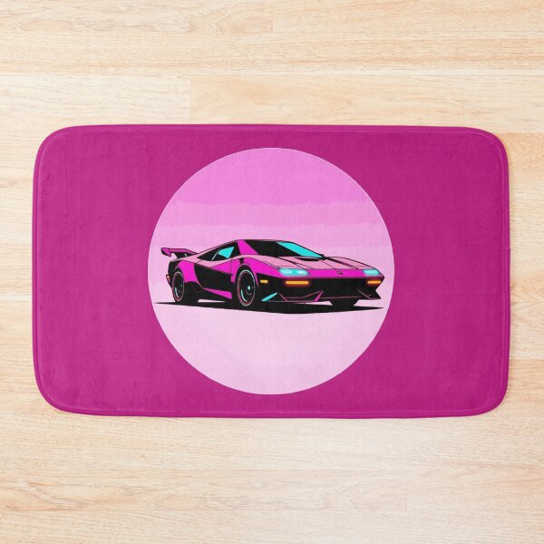 Item preview, Neon Supercar — Synthwave Ride designed and sold by KungPowUnicorn.