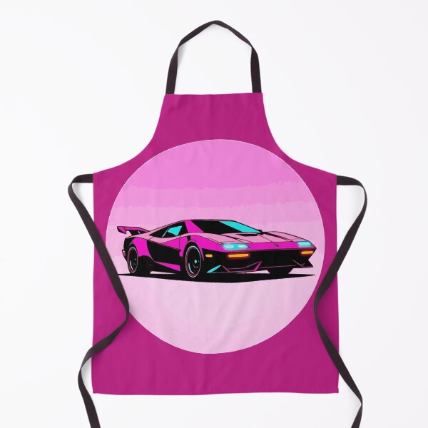 Item preview, Neon Supercar — Synthwave Ride designed and sold by KungPowUnicorn.
