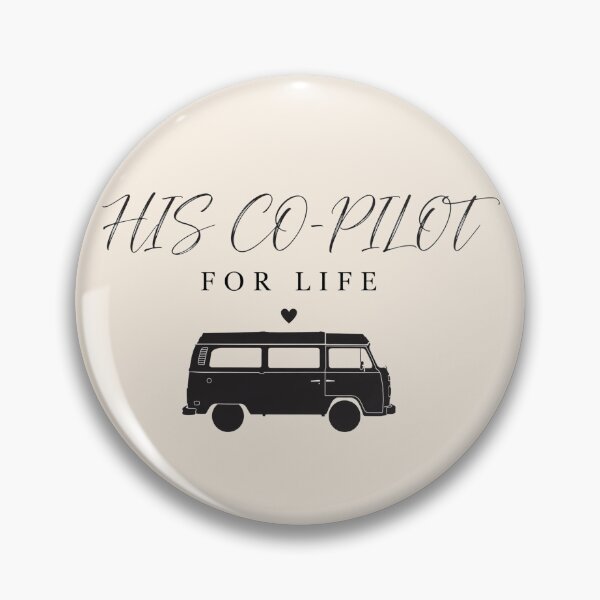 Item preview, His Co-Pilot for Life Matching Couples Van Life designed and sold by Yellowriversss.