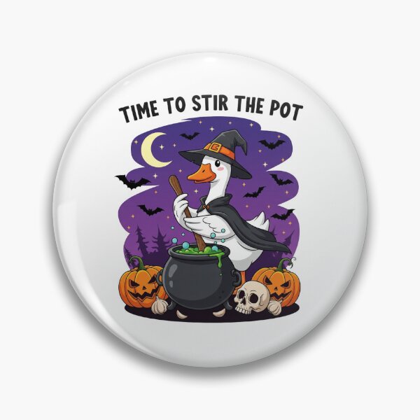 Item preview, Halloween Goose Time To Stir the Pot designed and sold by Lbeck1869.