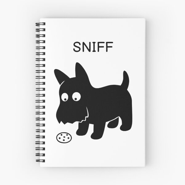 Item preview, Sniff Funny Black Dog Cute Relatable Puppy Curiosity Graphic designed and sold by FuegoandNox.