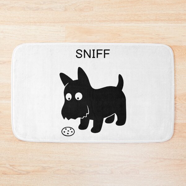 Item preview, Sniff Funny Black Dog Cute Relatable Puppy Curiosity Graphic designed and sold by FuegoandNox.