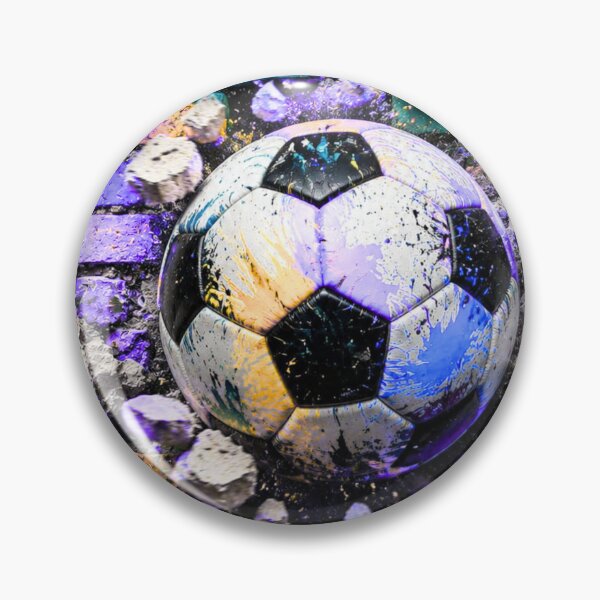Item preview, Graffiti Soccer Ball – Neon Street Football Urban Art designed and sold by PetruArtDesigns.