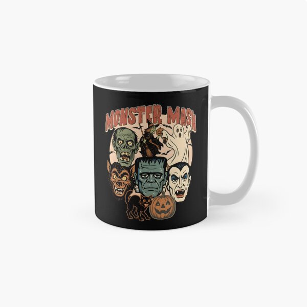 Item preview, Retro Monster Mash Halloween Vintage Horror Classic Monsters Graphic Shirt designed and sold by VelourEmber.