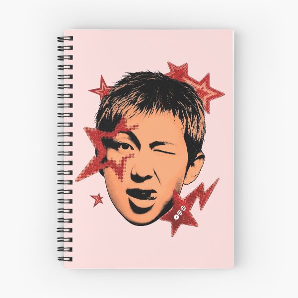 Item preview, Joonie Kim-Nam-Joon BTS Red Stars Graphic Pop Art designed and sold by FreddieMorgans.