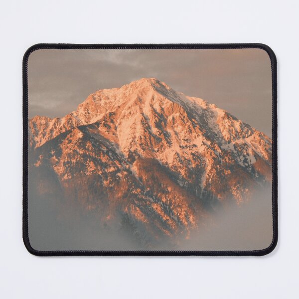 Item preview, Golden Mountain Peak – Majestic Snowy Alpine Landscape in Morning Light designed and sold by StyleForge Apparel.